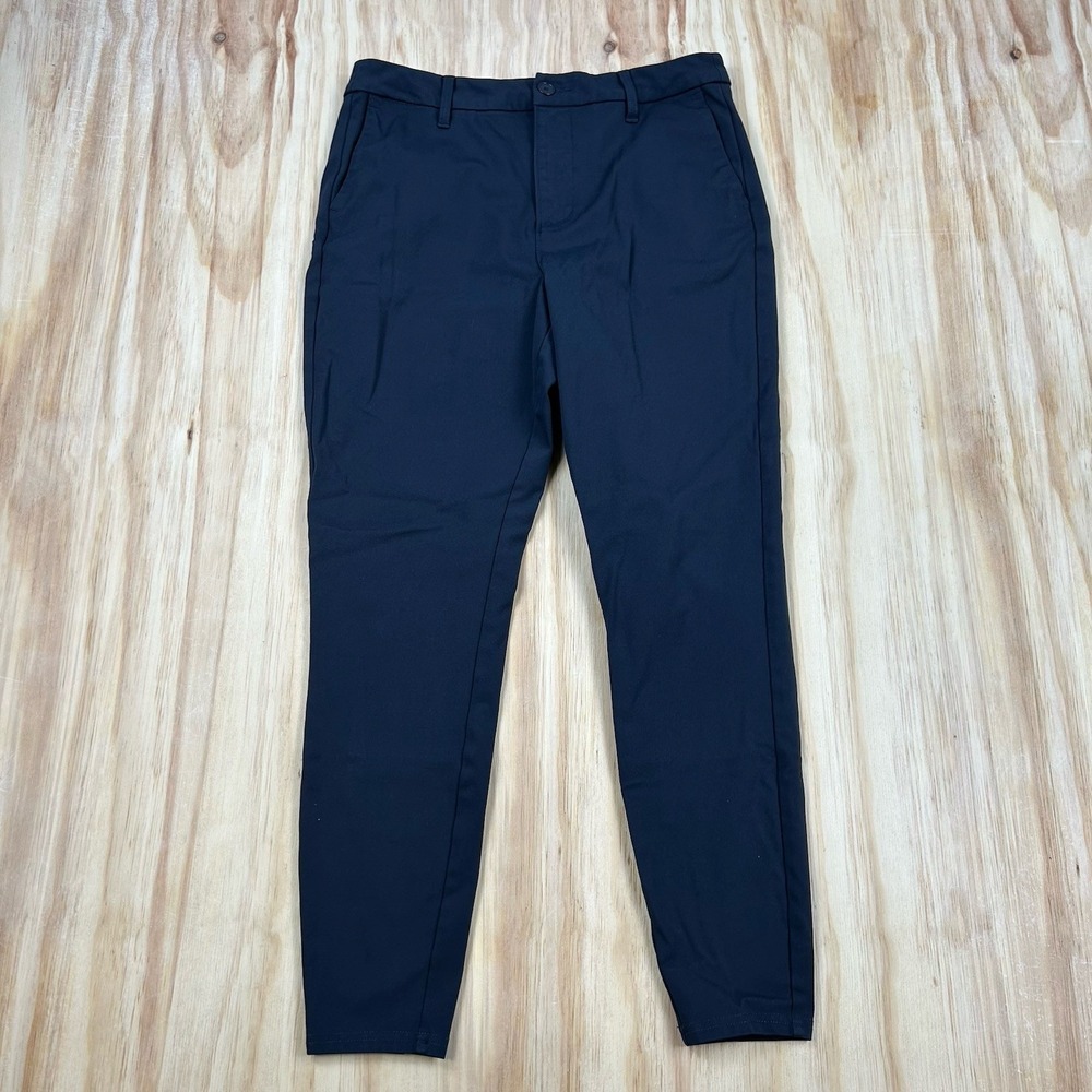 BYLT Everyday‎ Pant Womens Large Navy Slim Fit Performance Trousers Yoga Pilates